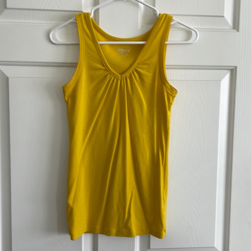 Merona yellow gold tank top- size XS- great condition